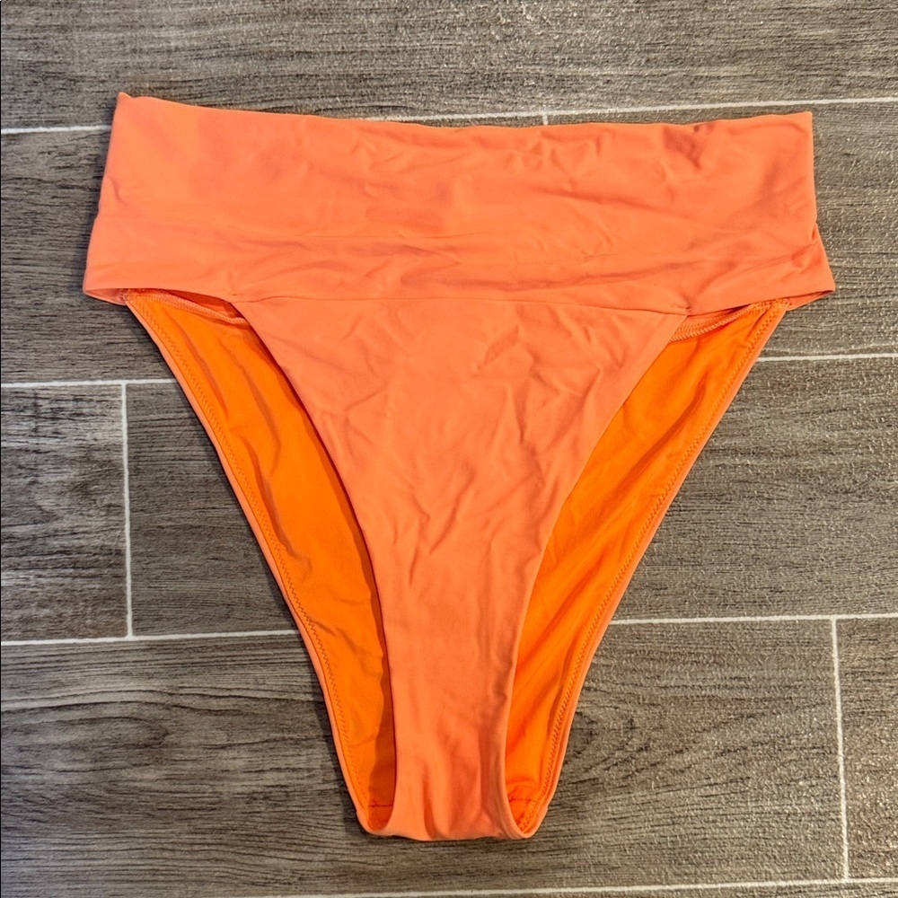 Aerie Vibrant Orange Cheeky Bikini Bottom